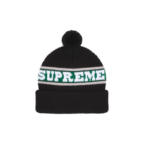 Supreme Акриловые Шапки-бини Унисекс Красный Морской Синий Белый Коричневый