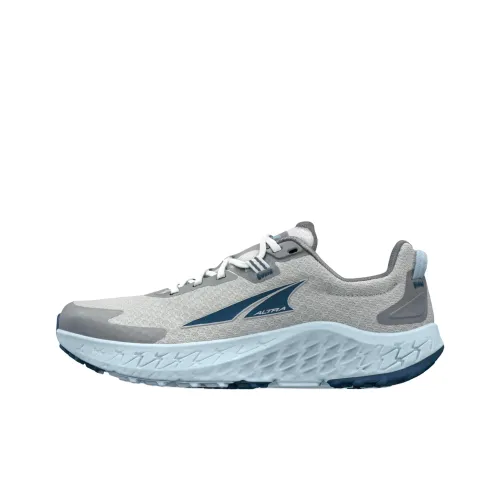 Altra Slip-resistant Abrasion-resistant Low-top Trail Running Shoes Women's Gray Blue Альтра Противоскользящие Устойчивые к истиранию Низкие Кроссовки для бега по пересеченной местности Женские Серый Синий