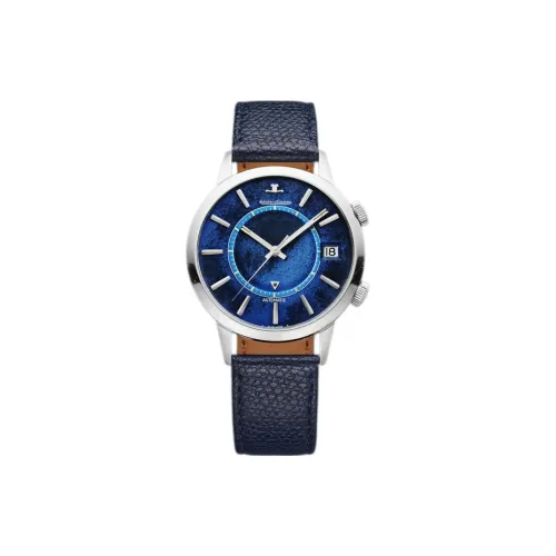 Jaeger LeCoultre Автоматический Механический Часы Мужские 37 мм Синий