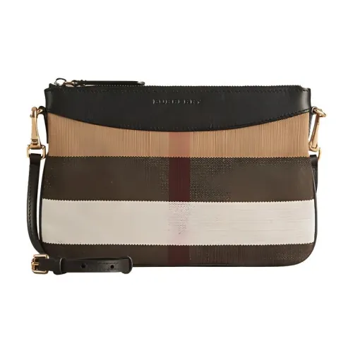 Burberry Сумка через плечо из коровьей кожи клатч унисекс черного цвета