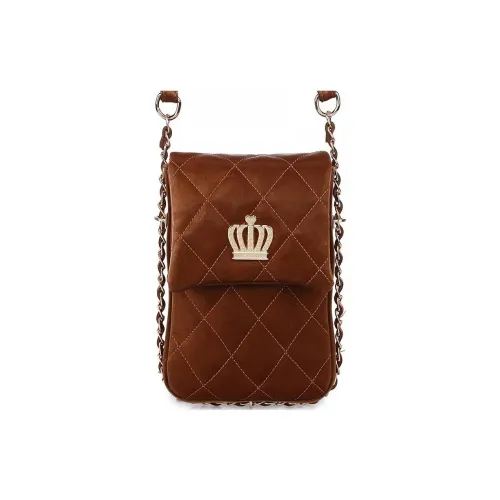 JUZI Полиэтилен Сумка через плечо Женская Коричневая