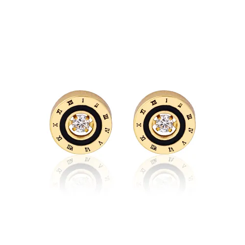 Серьги YYOGURT с цирконием унисекс