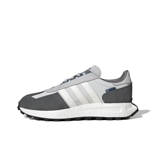 Adidas Originals Retropy E5 Устойчивый к истиранию низкий топ Повседневная беговая обувь Унисекс Серый Белый