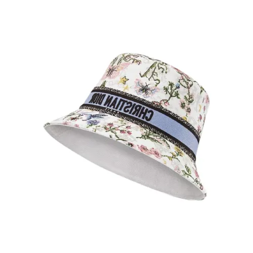 DIOR Хлопок Полипропиленовое волокно Шляпы ведра Женские Белые