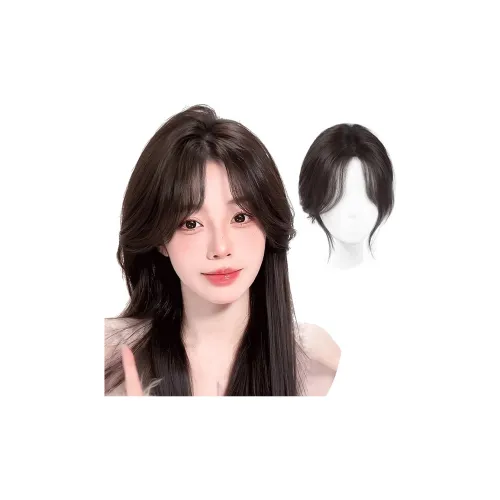 TIANKONGSHU Натуральный Volumizing and Fluffing Up с Серым Волосами Покрытие Bang Стиль Перука Нижняя Заколка 25 см