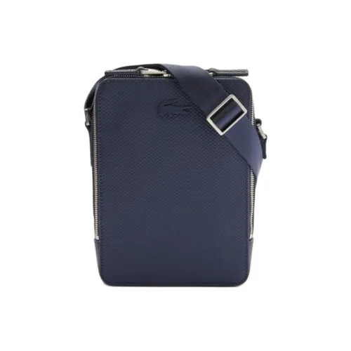 LACOSTE Коровья кожа Спилок Сумка через плечо Сумка на плечо Мужская Морской синий