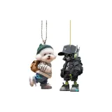 Cool Backpack Щенки Брелоки-Ходьба Тедди + Cool Модный Череп Брелоки