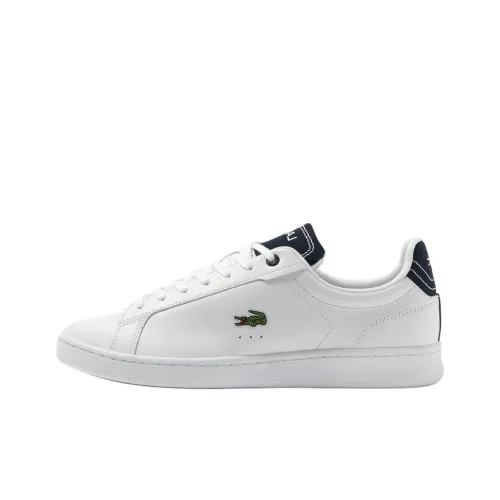 LACOSTE Carnaby Pro Slip-Resistant Low Top Скейтборд Кроссовки Мужские Белые