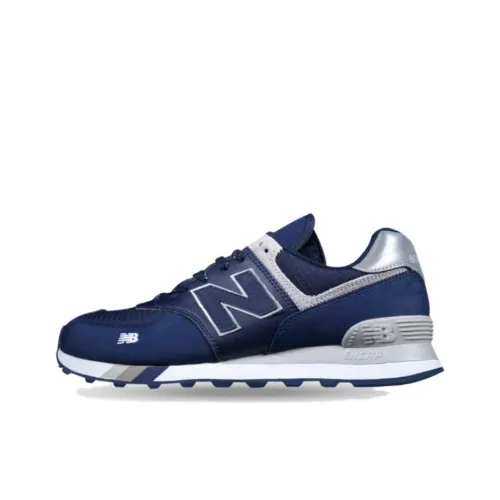 PALACE x New Balance NB 574 Low Топ Повседневная обувь Мужская Морской синий