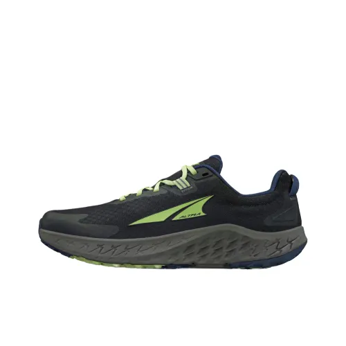 Altra Slip-resistant Abrasion-resistant Low-top Trail Running Shoes Men's Black Green Альтра Противоскользящие Износостойкие Низкие Кроссовки для Беговых Пути Мужские Черный Зеленый