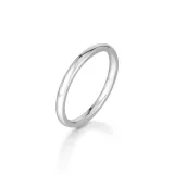 Серебряное кольцо - ширина 0,2 см