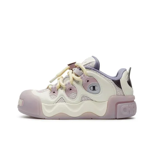 Champion Скейтборд Кроссовки Низкие Молочно-белый/Призрачный Cloud Purple Женские