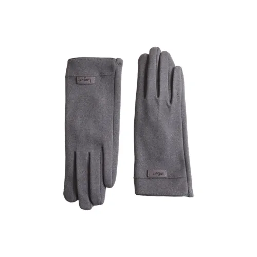 Lagur Эластичный полиэстер Смесь Вязаные перчатки Женские