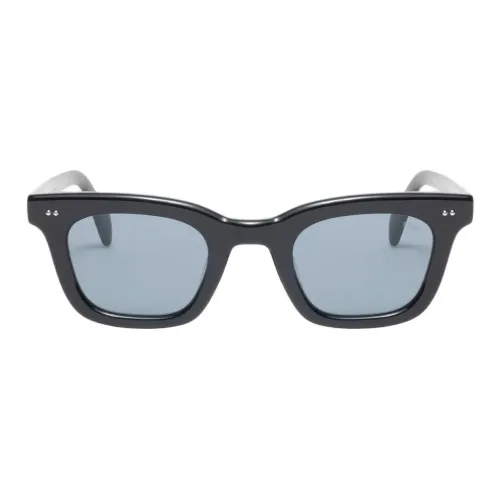 Stussy Металлический Ацетат Квадратные Солнцезащитные Очки Женские Черные