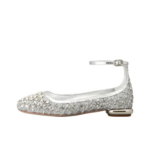 Roger Vivier VIV' Choc Повседневная обувь Женская Серебряная