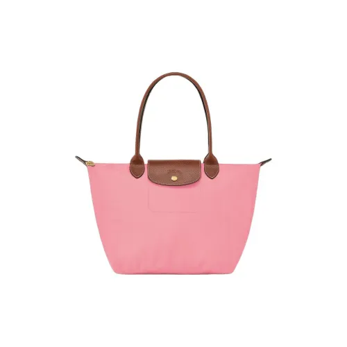 LONGCHAMP Le Pliage Полиамид Тоут Сумка Сумка для покупок Сумка на плечо Сумка среднего размера Женская Хлопковая конфета