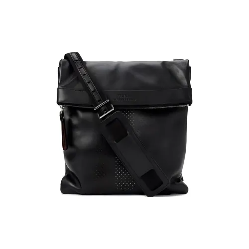 BALLY Сумка через плечо из натуральной кожи мужская черная