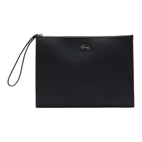 Клатч LACOSTE из ПВХ стандартный мужской черный