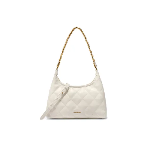 BELLE Искусственная кожа Подмышечная Сумка на плечо Средняя Женская Бежевая Черная