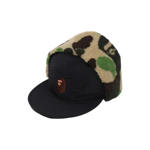 A BATHING APE Полиамид Шапки-ушанки Унисекс Черный