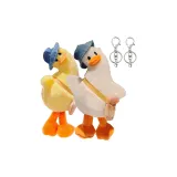 Желтая Crooked Duck с шармом GJ34 + Белая Crooked Duck с шармом GJ35