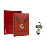 Золотистый блокнот Thief + украшение Malfoy