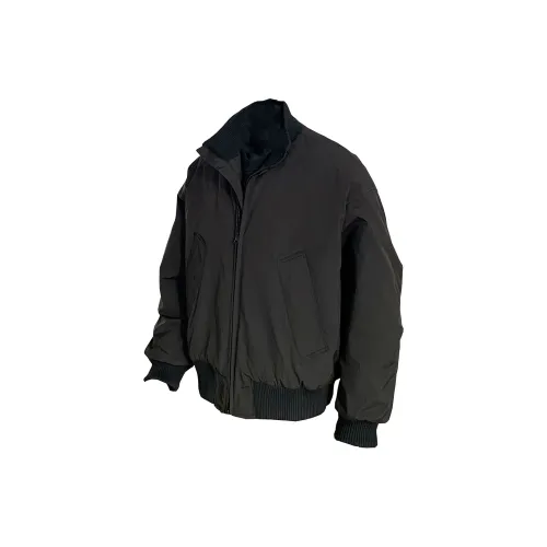 FEIERDAOSHANGDEMAO Хлопковый пуховик Унисекс Черный