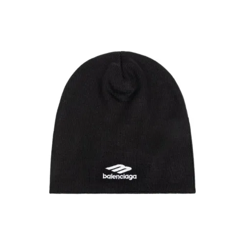 Balenciaga Acrylic Beanies Men's Black Баленсиага Акриловые Шапки-бини Мужские Черные