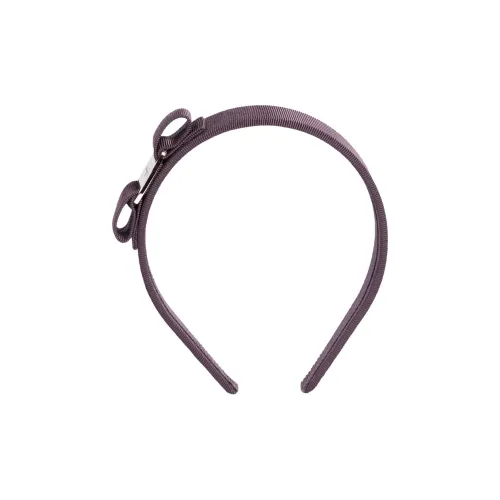 FERRAGAMO Хлопок Район Пластик Латунь Ободки для волос Женские Фиолетовый