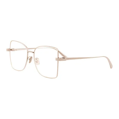 DIOR Металл Бабочка Оправы для очков Женские Розово-золотой