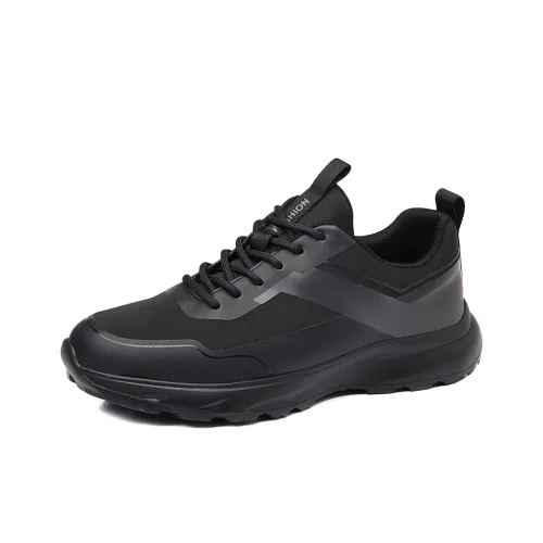 Bull Thunder Slip-resistant Abrasion-resistant Low Top Casual Shoes Men's Black Бул Тандер Противоскользящий Устойчивый к истиранию Низкий Топ Повседневная Обувь Мужская Черная