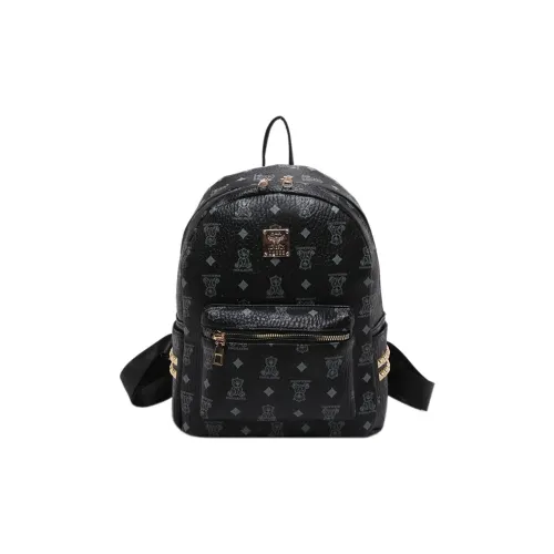 DALO ПУ (полиуретан) Рюкзак Стандартный Женский Черный Белый Хаки