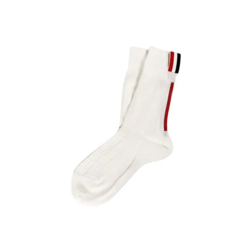THOM BROWNE 1 шт Белые Женские Носки MID до икры