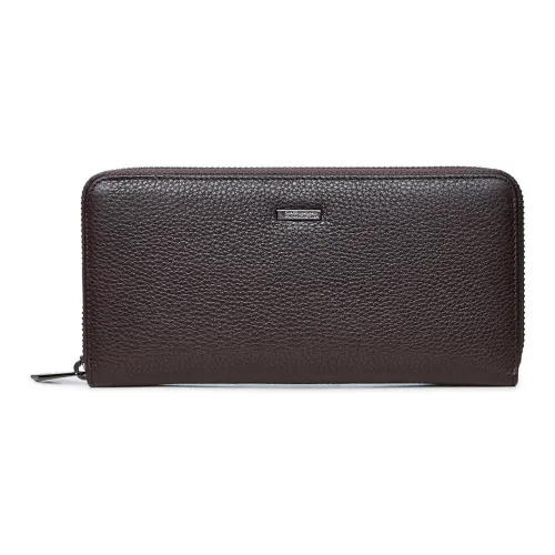 SANTA BARBARA POLO RACQUET CLUB Коровья кожа Клатч Кошелек Мужской Черный Кофейный Синий