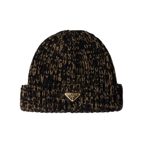PRADA Шерсть Эмаль Шапки-бини Женские Черный