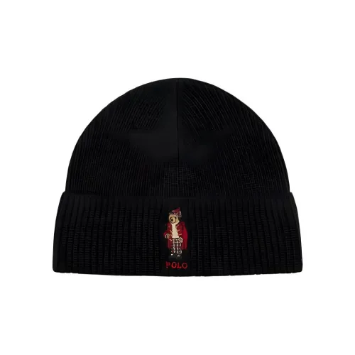 Polo Ralph Lauren Трикотажная ткань Шапки-бини Мужской Черный