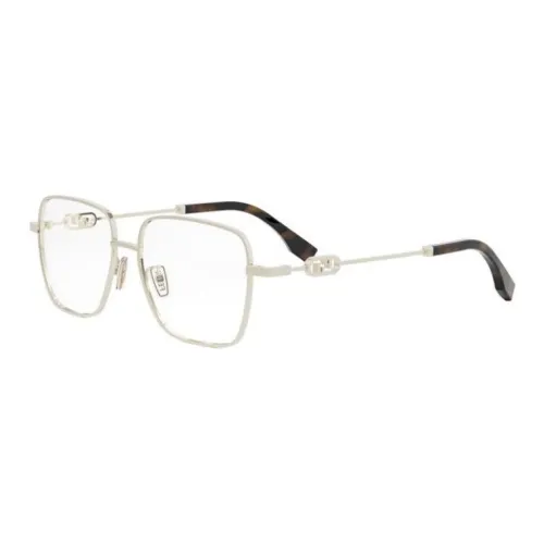 FENDI Металл Квадрат Оправы для очков Мужской Желтый