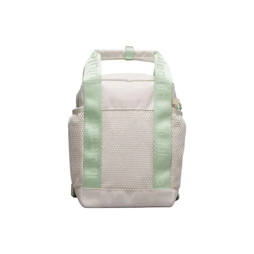 lululemon Полиэстер Рюкзак Через плечо Одно плечо Сумка Маленький Унисекс Белый Опал