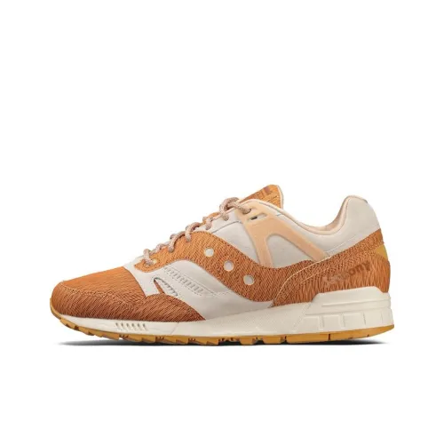 Saucony Slip-resistant Abrasion-resistant Low Top Casual Running Shoes Unisex Tan