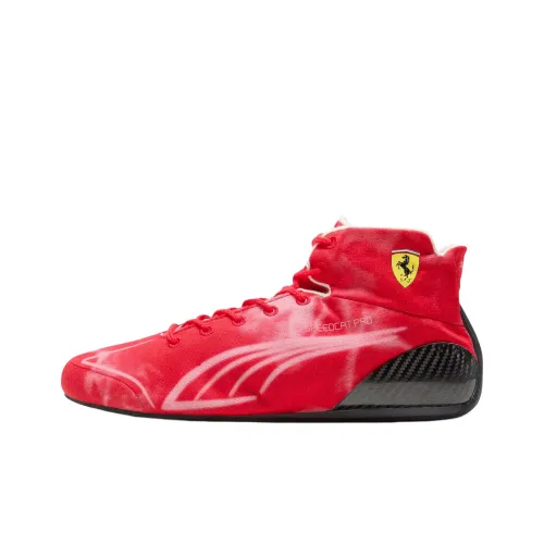 PUMA Scuderia Ferrari MID Топ Кроссовки для тренировок Мужской Красный