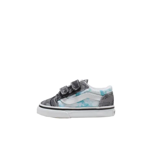 Vans Old Skool Collection Низкие кеды для малышей Черный Синий Белый Infant и Toddler