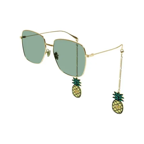 GUCCI Металл OVAL SUNGLASSES Женские