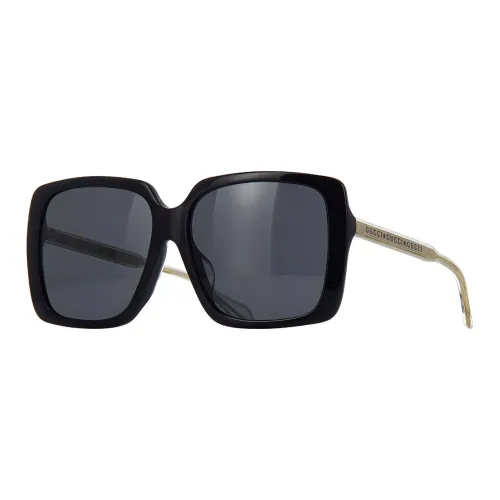 GUCCI Пластиковые квадратные солнцезащитные очки женские черные