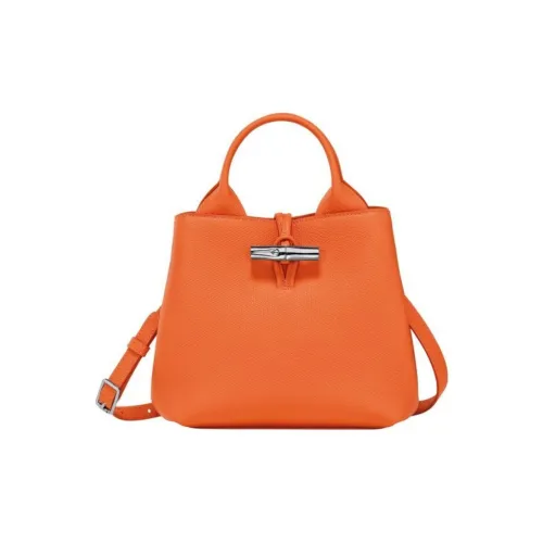 LONGCHAMP Le Roseau Телячья кожа Сумка через плечо Сумка Женская Цвет Оранжевый
