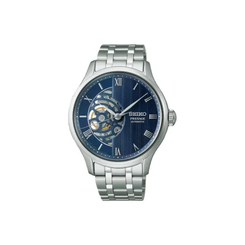 SEIKO Автоматический/Ручной Механизм Мужские Часы 48,3 мм Синий