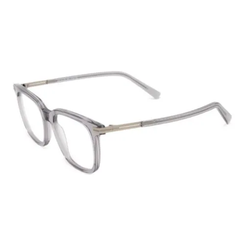 Zegna Ацетат Квадратные Оправы для Очков Мужские Светло-Серые