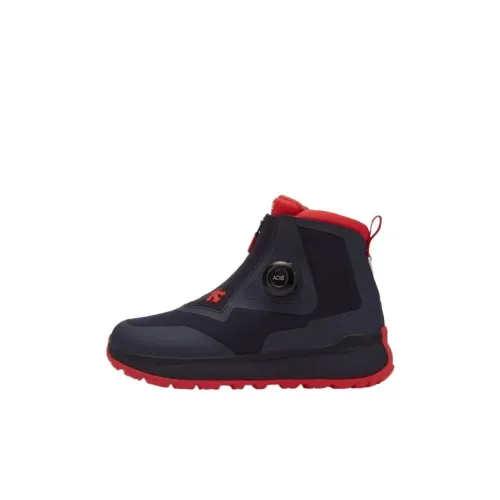 DESCENTE Термический Дышащий Высокий Топ Kids Lifestyle Shoes Черный Красный Детский