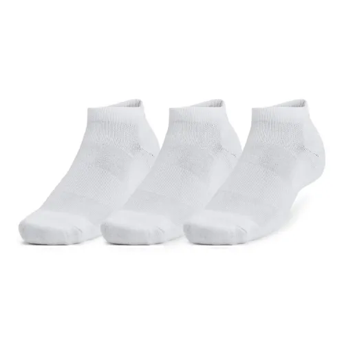 Низкие носки Under Armour унисекс 3 упаковки белые