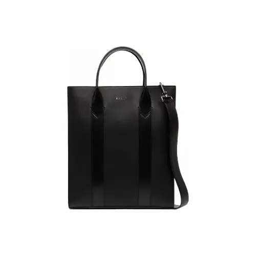 BALLY Коровья кожа Тоут Сумка Сумка для покупок Сумка через плечо Сумка Обычная Мужская Черная