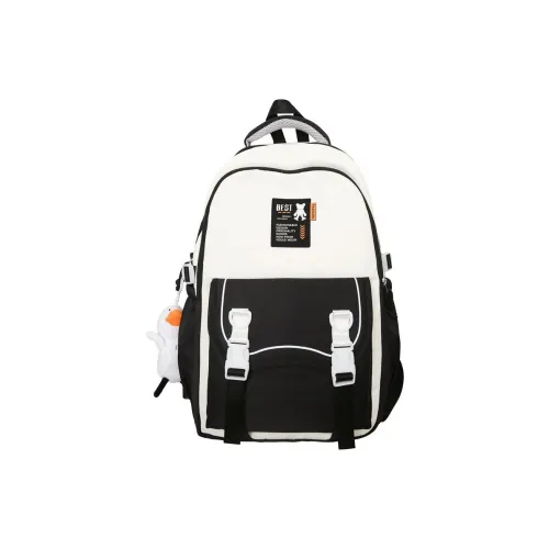 ALOENEY Nylon Backpack Standard Unisex Black Khaki Orange ALOENEY Нейлон Рюкзак Стандартный Унисекс Черный Хаки Оранжевый